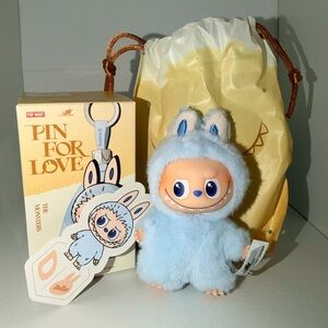 PopMart Labubu Pin For Love Letter - D